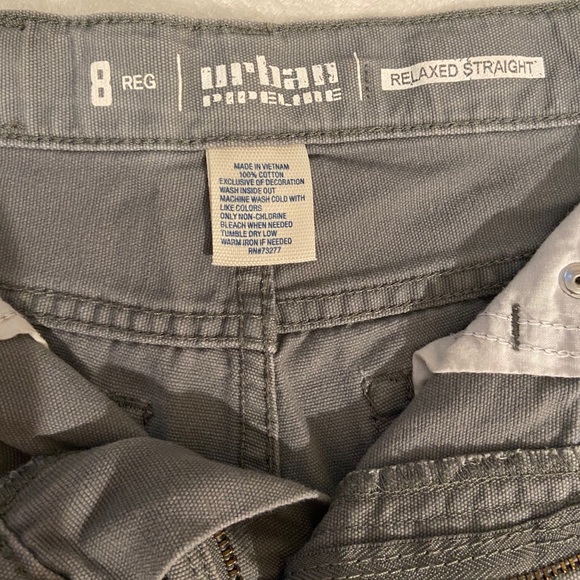 $10 Boys URBAN PIPELINE gray jeans - Picture 2 of 5